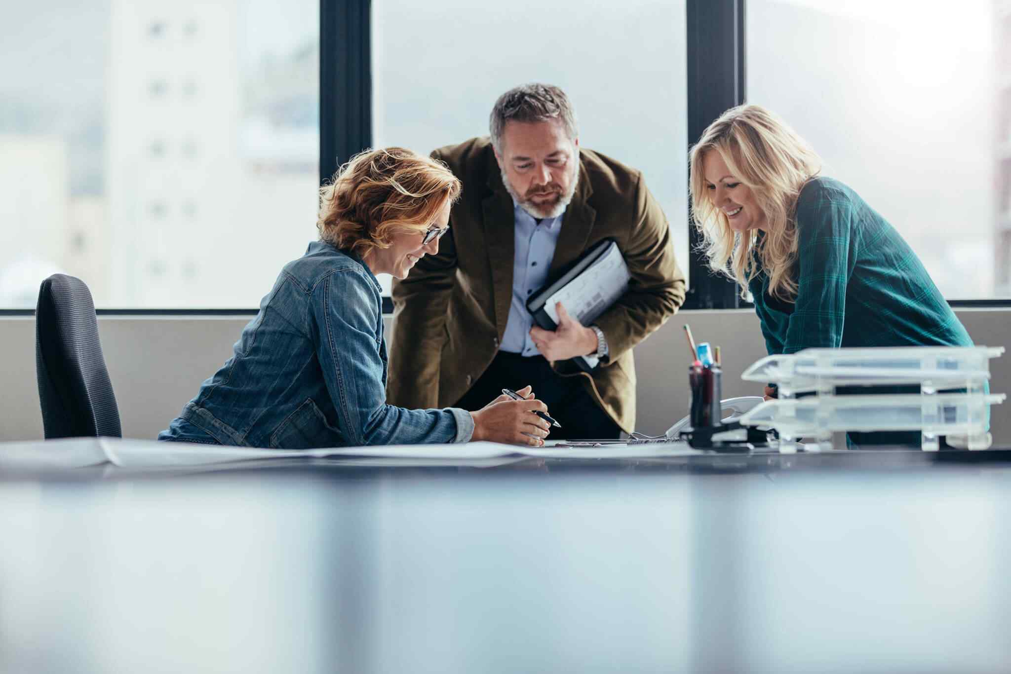 image of team members